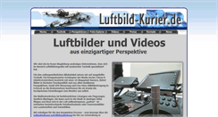 Desktop Screenshot of luftbild-kurier.de